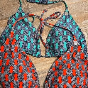 Southern Tide Nautical Rope 2 Bikini Swim Top XL